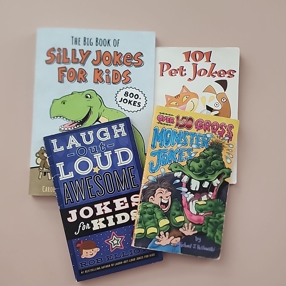 Four Silly & Funny Jokes for Kids all Ages! Paperback Books